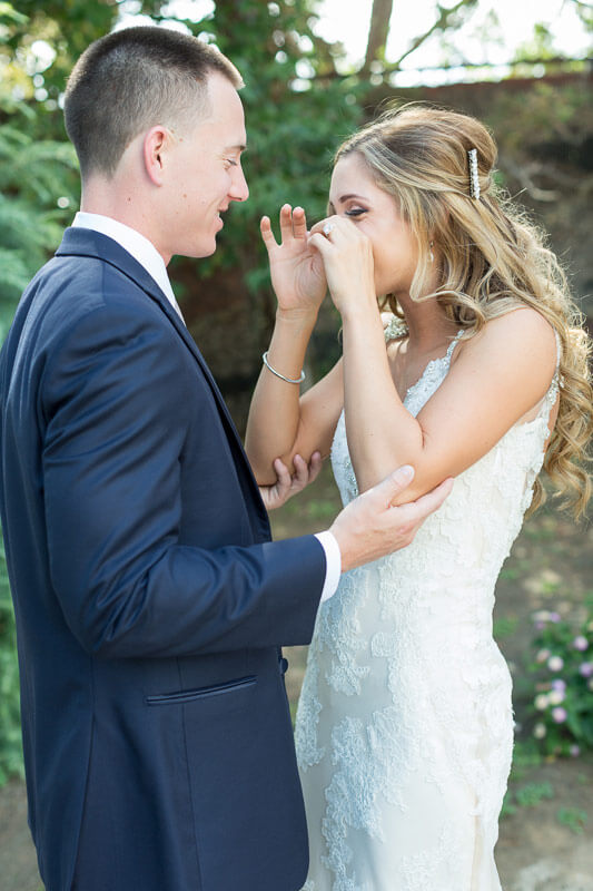 First look - Allyssa and Scott's wedding in Oakley