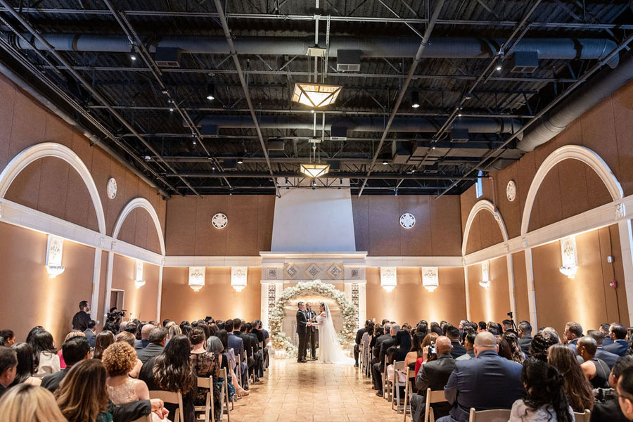 Casa Real wedding ceremony in the Amber Room